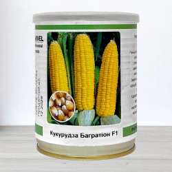 Насіння кукурудзи цукрової бондюель Багратіон F1, Молдова, Marvel, банка 100г